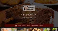 Desktop Screenshot of churrascariavillares.com.br